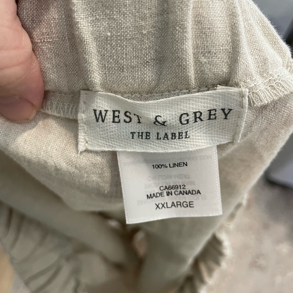 West & Grey the label 100% Linen Shorts - XXL - Picture 2 of 3